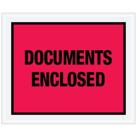 Bsc Preferred 10 x 12'' Red ''Documents Enclosed'' Envelopes, 500PK BUY00014894